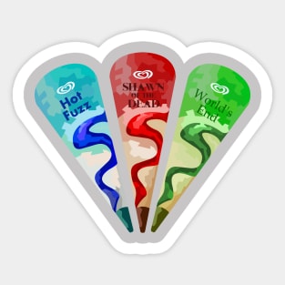 The Cornetto Trilogy Sticker